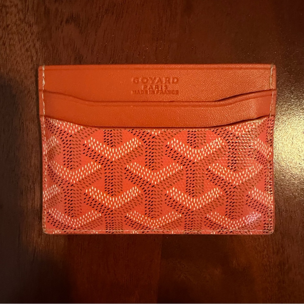 Goyard Saint-Sulpice Card Wallet - Orange